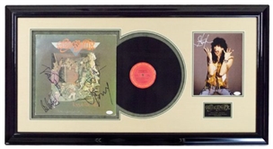 Aerosmith Signed Album In Framed Display